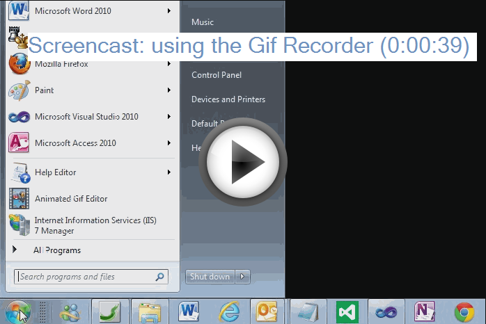 animated gif recorder video